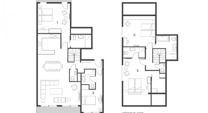 Penthouse Umka, Les Arcs: 1950 ski chalet, image 8